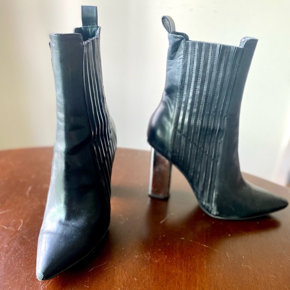 POSTER GRL | Ankle Boots with Mirror Heel - 8 - Picture 2 of 7